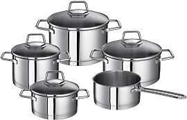 Topf-Set SCHULTE-UFER "Wega", silber