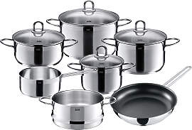 Topf-Set SILIT "Diamant", grau