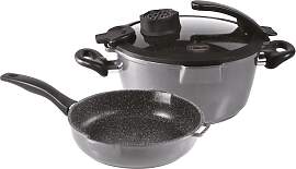 Topf-Set STONELINE "Smell Well", grau