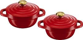 Topf-Set TEFAL "Air", rot, B:16,3cm