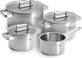 Topf-Set WOLL "Steel", silber