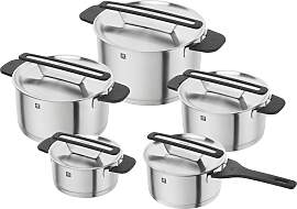 Topf-Set ZWILLING "More", silberfarben,
