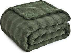 Topfinel Bubble Decke Kuscheldecke Flauschig