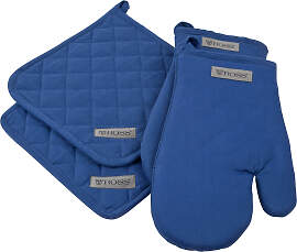 Topflappen ROSS "Exclusiv", blau, 100%