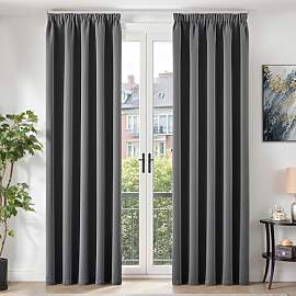 TOPICK Vorhänge Blickdicht Wohnzimmer Gardinen