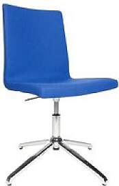 Topstar Besucherstuhl Cube EA290 L56 blau Stoff, 1 