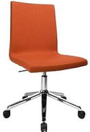 Topstar Besucherstuhl Cube EA390 L54 orange Stoff, 