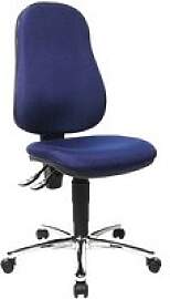 Topstar Bürostuhl Point 60, 8169G26 Stoff blau,