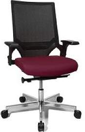 Topstar Bürostuhl T300, TA309A T270 Stoff rot,