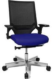 Topstar Bürostuhl T300, TA309A T380 Stoff blau,