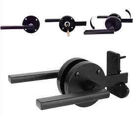Torriegel für Holzzaun, doppelseitiger Torriegel, 