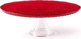 Tortenständer 31xH10cm rot