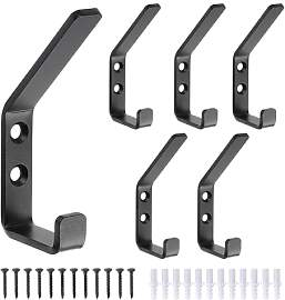 Torytoe 6 Stück Garderobenhaken, Haken für