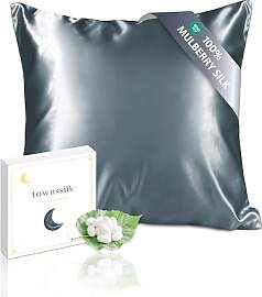 townssilk Kissenbezug Seide 100% 19mm Pure