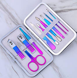 TPFBeauty Maniküre- & Pediküre-Set 10-teilig 