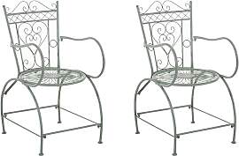 TPFGarden 2er Set Gartenstühle Sheen -