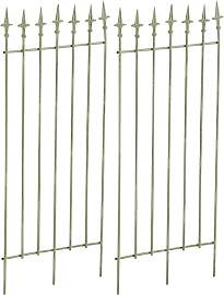 TPFGarden 2er Set Rankgitter Elly - antik-grün