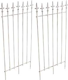 TPFGarden 2er Set Rankgitter Elly - antik weiß