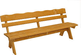 TPFGarden Gartenbank DRIEBURG 4-Sitzer 200cm aus