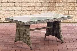 TPFGarden Gartentisch Sibell 5mm Polyrattan -