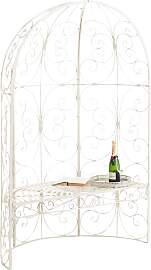 TPFGarden Halbpavillon Rosalia mit Sitzbank -