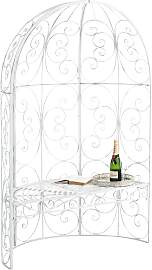 TPFGarden Halbpavillon Rosalia mit Sitzbank -