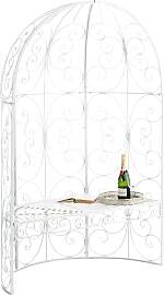 TPFGarden Halbpavillon Rosalia mit Sitzbank -