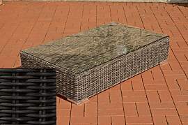 TPFGarden Lounge-Tisch Arno 100 x 50 - schwarz