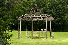 TPFGarden Luxus Pavillon Romana rund 350 cm -