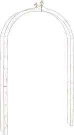 TPFGarden Rosenbogen Anra - antik-creme Stück