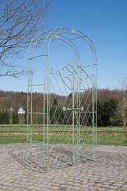 TPFGarden Rosenbogen mit Tor Melia - antik-grün