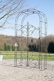 TPFGarden Rosenbogen mit Tor Melia - bronze Stück