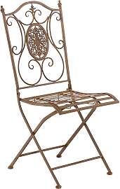 TPFGarden Stuhl Sidan - antik braun Stück