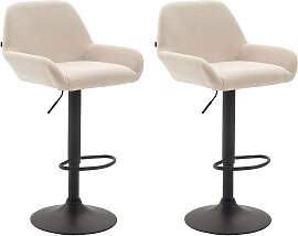 TPFLiving 2er Set Barhocker Bragnum Gestell