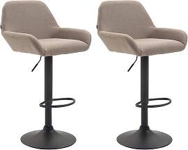 TPFLiving 2er Set Barhocker Bragnum Gestell
