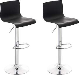 TPFLiving 2er Set Barhocker Hope Gestell Metall in 