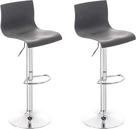 TPFLiving 2er Set Barhocker Hope Gestell Metall in 
