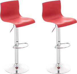 TPFLiving 2er Set Barhocker Hope Gestell Metall in 