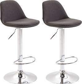 TPFLiving 2er Set Barhocker Kilian Gestell Metall