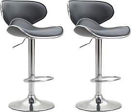 TPFLiving 2er Set Barhocker Las Palmas Gestell