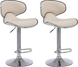 TPFLiving 2er Set Barhocker Las Palmas Gestell