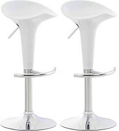 TPFLiving 2er Set Barhocker Saturn Gestell Metall