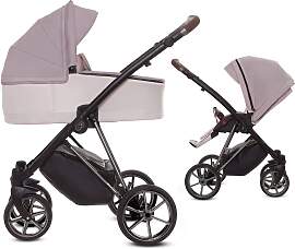 TPFLiving 2in1 Kinderwagen Ultra Stoff - Pastel /