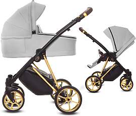 TPFLiving 2in1 Kinderwagen Ultra Stoff - Zen /