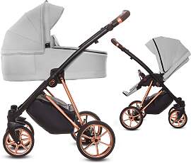TPFLiving 2in1 Kinderwagen Ultra Stoff - Zen /