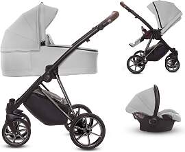 TPFLiving 3in1 Kinderwagen Ultra Stoff - Zen /
