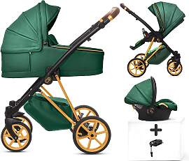 TPFLiving 4in1 Kinderwagen Royal Kunstleder -