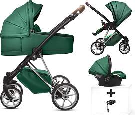 TPFLiving 4in1 Kinderwagen Royal Kunstleder -