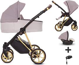 TPFLiving 4in1 Kinderwagen Ultra Stoff - Pastell / 