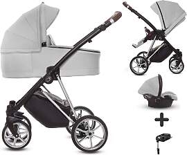 TPFLiving 4in1 Kinderwagen Ultra Stoff - Zen /